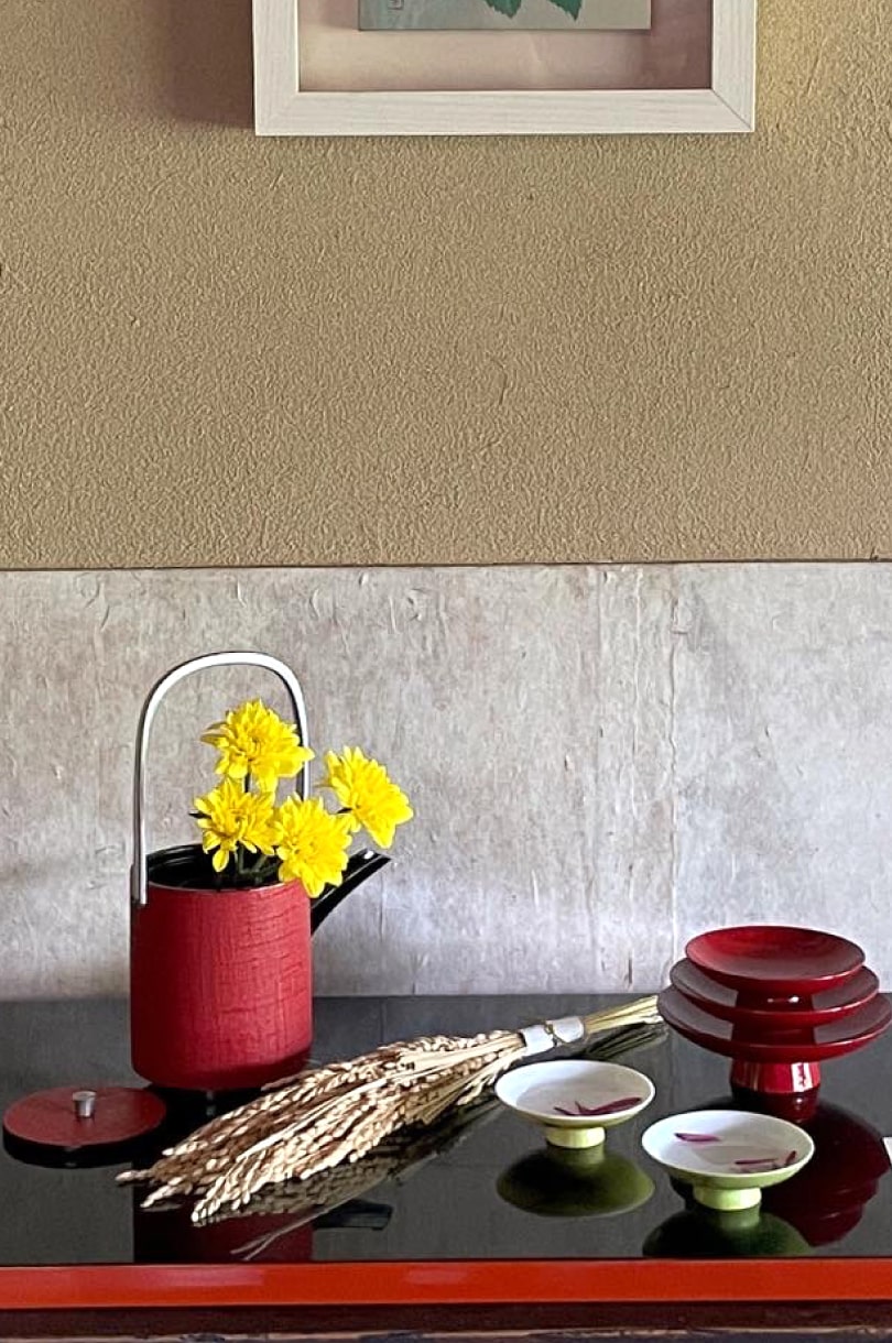 生け花教室で使う花「菊」