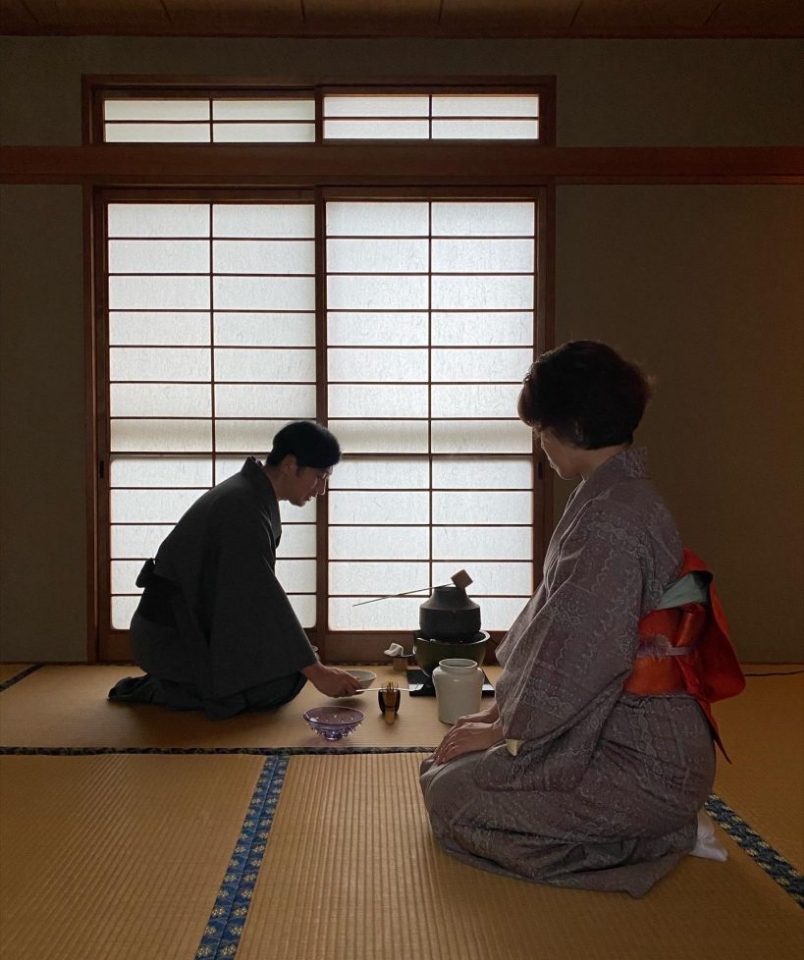 『着物で茶道教室』の会