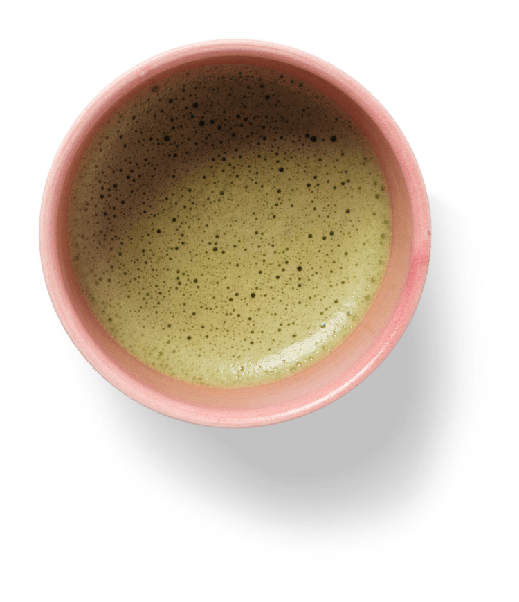 ピンクのカップ